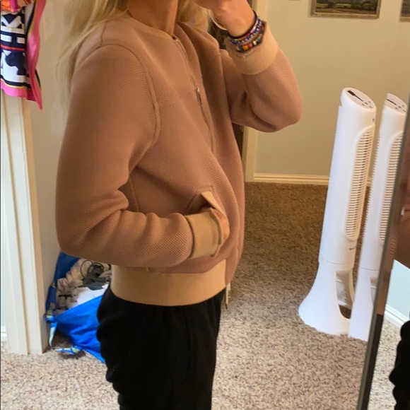 Mauve Top Shop Bomber - Picture 2 of 4